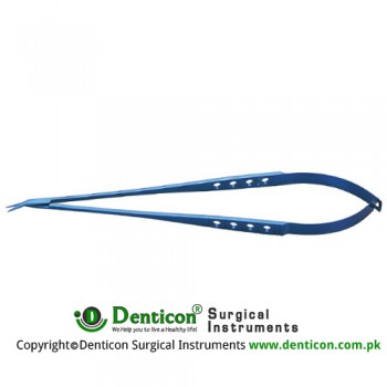 Potts Style Scissors Flat handle,short fine blades 25° angle,20.3cm 